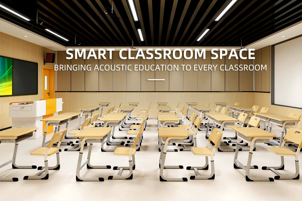 Espacio de aula inteligente | Llevando la educación acústica a todas las aulas